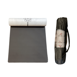 Suede Yoga Mat for Hot Yoga, 72"x 26" x 6mm Non-Slip Exercise & Workout Mat with Carrying Strap for Bikram, Pilates, Ashtanga, Power, Home Gym