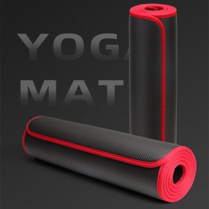 Premium 10mm Thick EVA Yoga Mat with Carrying Strap: Non-Slip, Odorless, Durable Exercise Pad for Fitness and Training