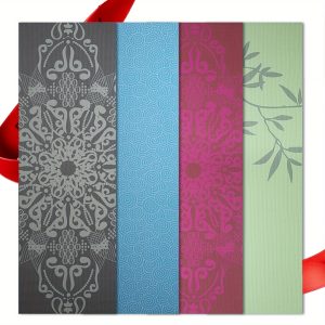 1pc Yoga Mat, Non-Slip Exercise & Fitness Mat For Men & Women With Carrying Strap, Workout Mat For Yoga, Pilates & Floor Exercise