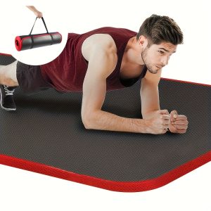 1pc Extra-Thick, Waterproof Non-Slip Yoga Mat for Pilates, Fitness, and Bodybuilding