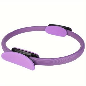 1pc Premium Pilates Resistance Ring with Handle for Fitness, Yoga, Strength Training and Body Shaping